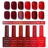 Gairriy 15ml Gel Nail Polish Homochromatic 6 Pcs Colors Set Glitter Soak Off UV LED Semi-Permanent Varnish Art Salon Nails 2