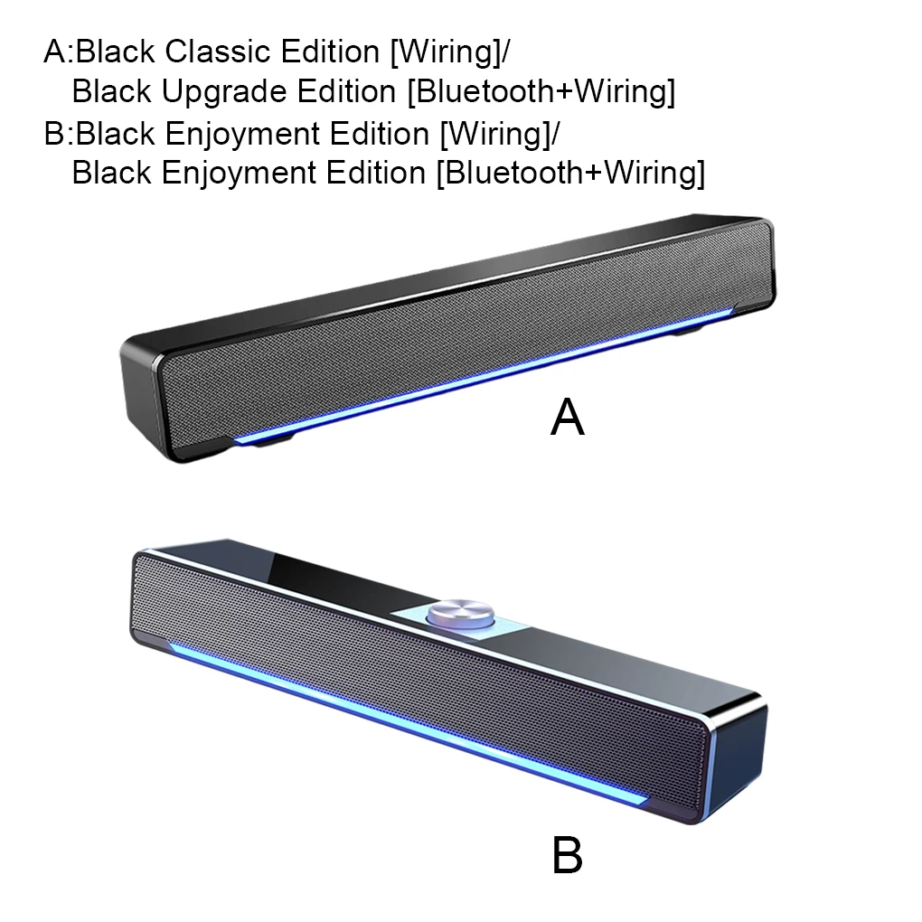 

Compact Stereo Speakers With Subwoofer Audio Experience Intimate Romantic Lighting Effect ABS Computer Speakers