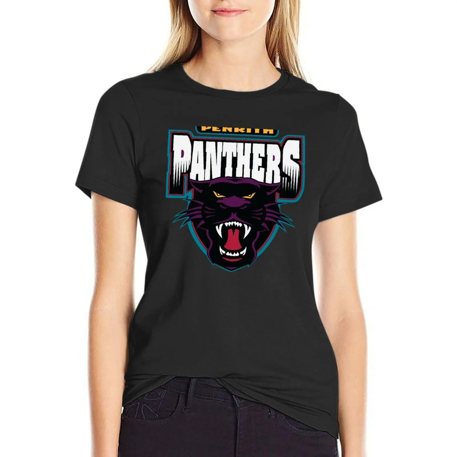 

Panthers-Penrith Merch T-shirt cute clothes lady clothes t-shirts for Women graphic tees