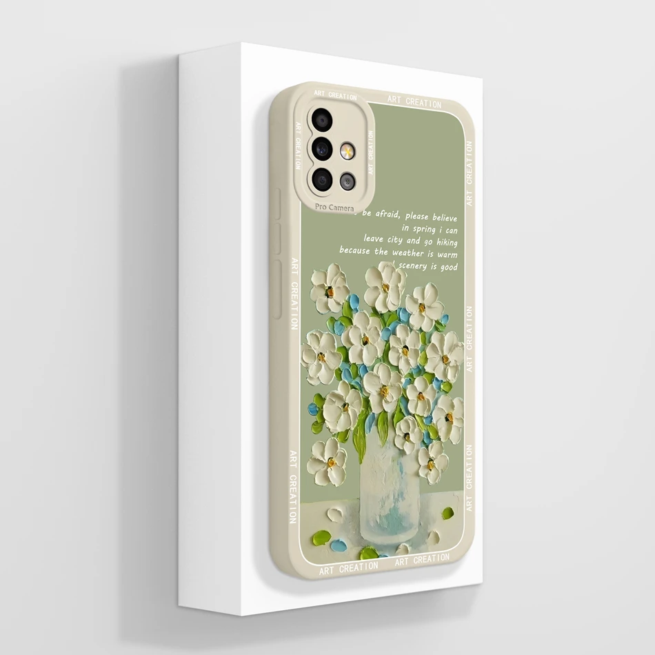 thumbnail image 1 of Funda para Samsung A51 A71, cubierta trasera de silicona líquida suave, protección de cámara, elegante, para Galaxy A51 A 51 A 71 Coque, 1 of 5