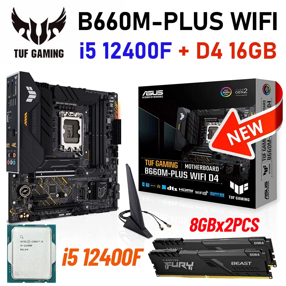 Asus Tuf Gaming B660m Plus Wifi D4 Lga 1700 Asus Tuf Gaming B660 Plus
