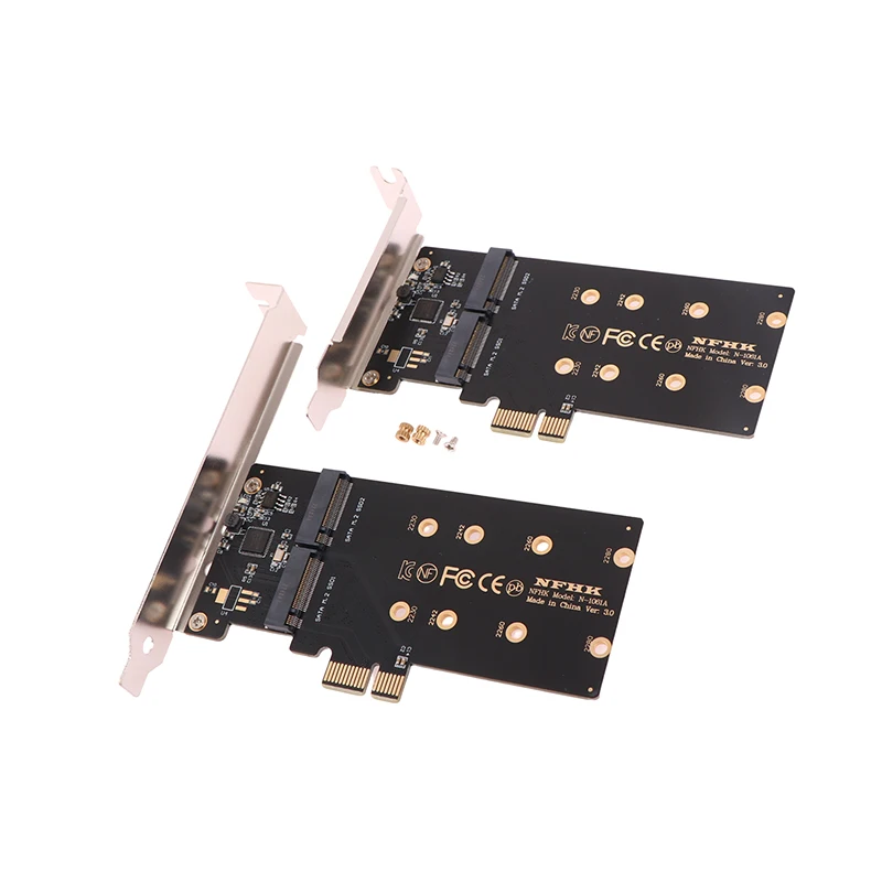 

Чип ASM1061 PCIe X1 на 2 порта SATA M.2 NGFF адаптер для передачи SSD