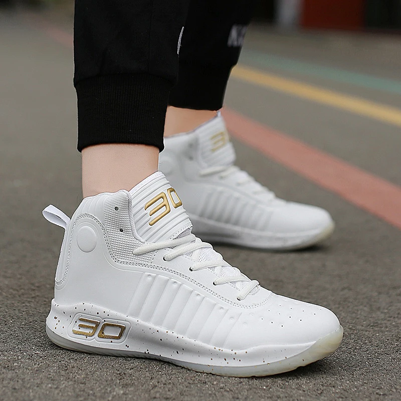 Brand Men Basketball Shoes Professional Basketball Sneakers Children Non-slip High-top Breathable Women Training Basket Shoes