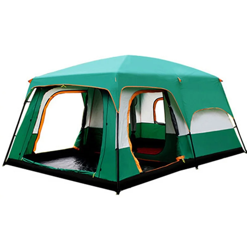 

Portable 2-4 Person Family Tent Double Layer Outdoor shelter Waterproof Windproof Anti-UV Automatic Camping tent