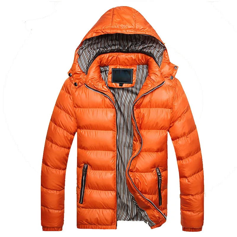 

Men's Winter Jackets Thick Hooded Fur Collar Parka Men Coats Casual Padded Mens Jackets Male Warm Clothing Military Quality K230