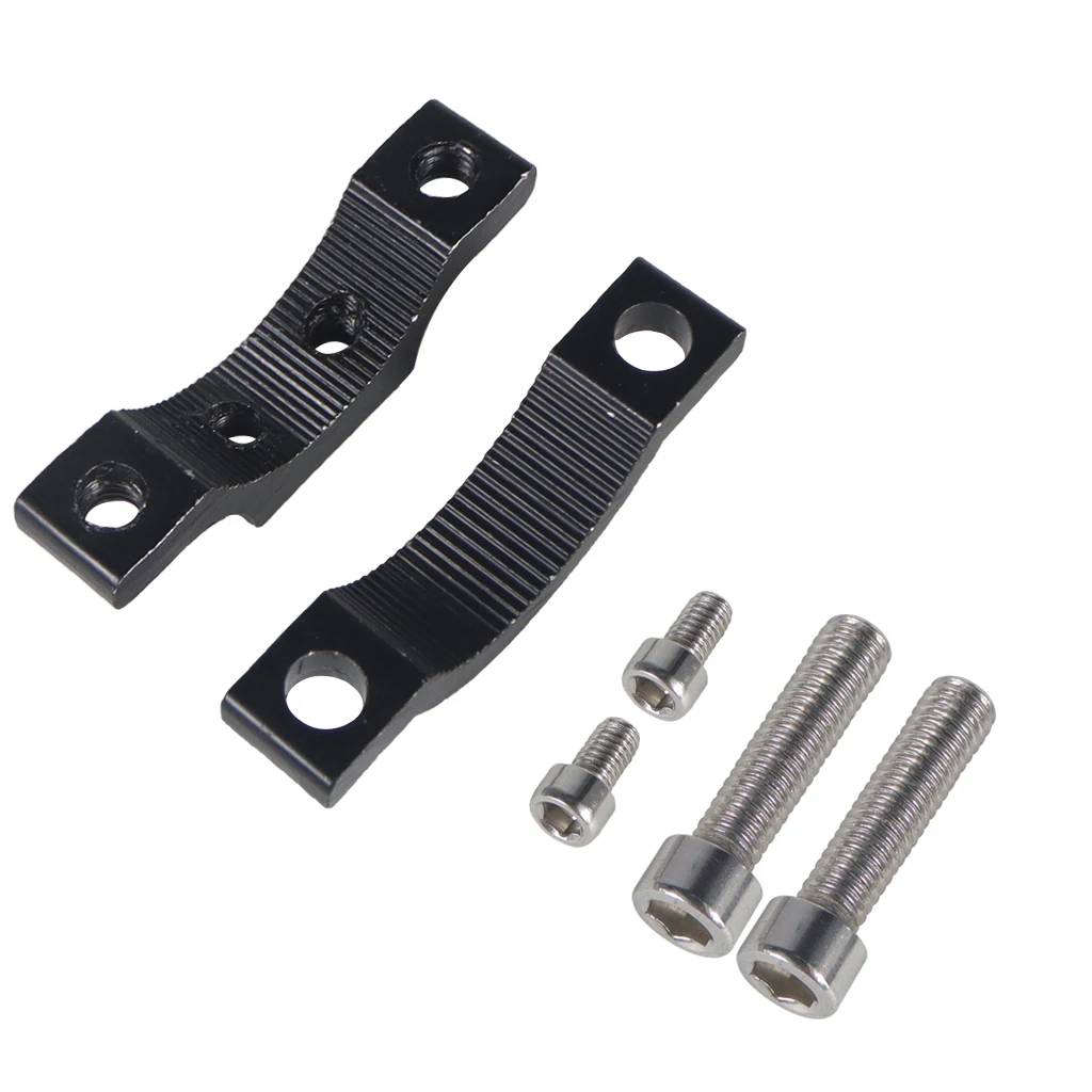 2Pcs Aluminum Bike Motorcycle Headlight Spotlight Mount Handlebar Fixed Clamp Bracket Clip M5 M6 Screw Front LED Light Holder headlight holder