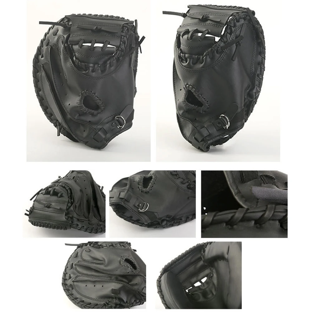 PU Leather Baseball Catcher Mitt for Outdoor Sports Training