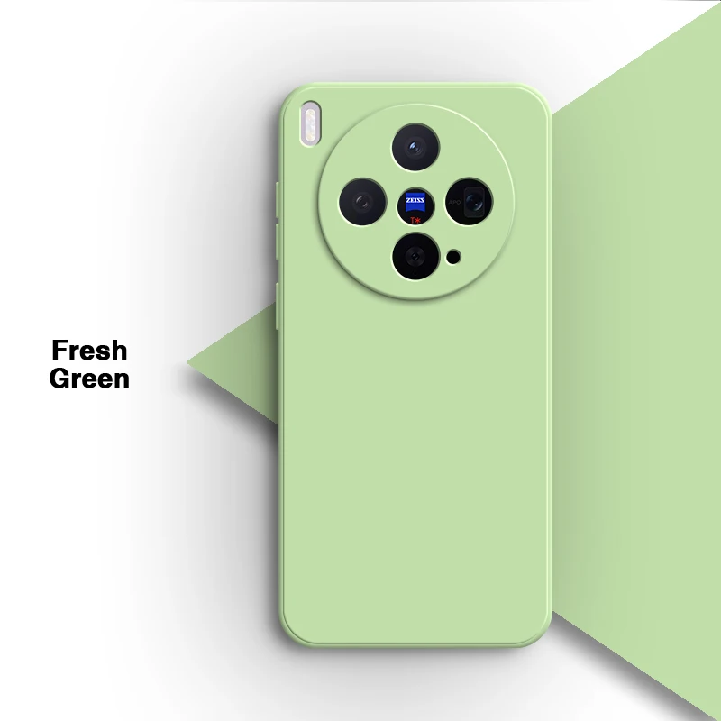 Premium Liquid Silicone Phone Case with Camera Protection - Soft, Fashionable Luxury Back Cover