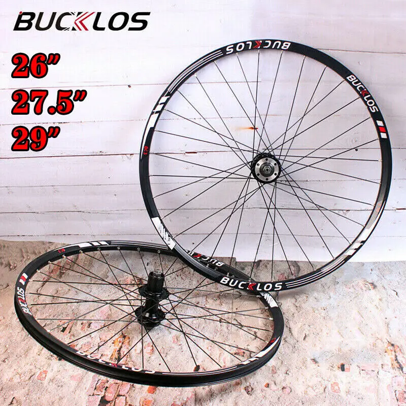 BUCKLOSBikeWheel2627529InchMountainBikeWheelsetFrontRear8