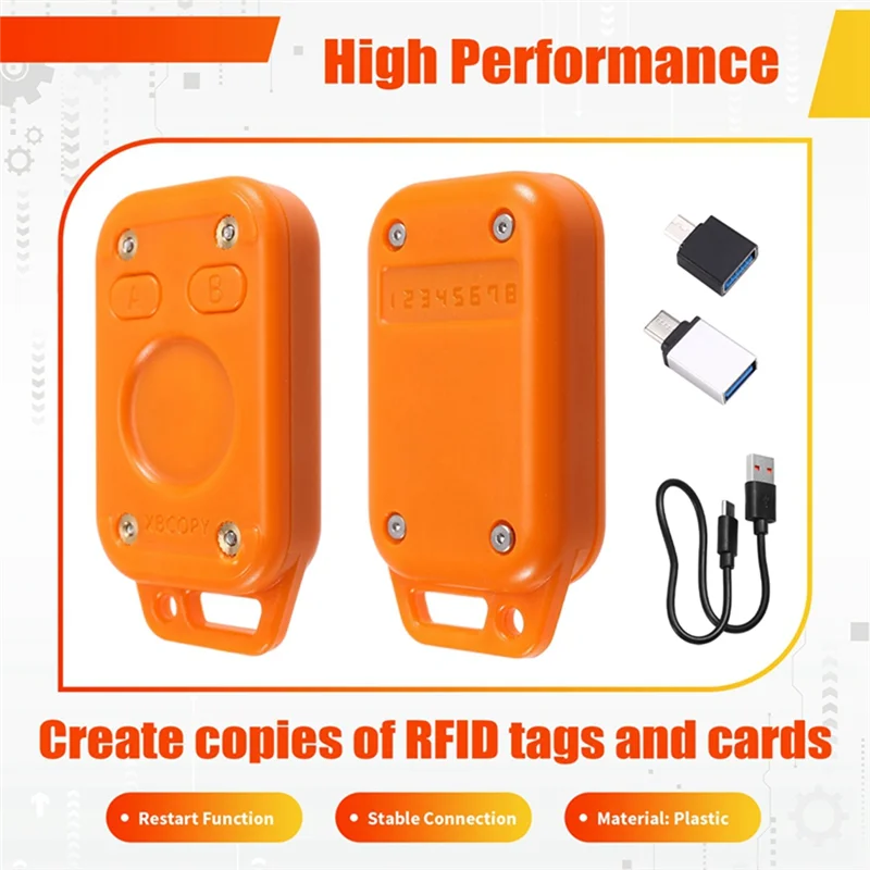 【추천】리스타트 카멜레온 V2.0 RFID 에뮬레이터 125Khz 13.56Mhz 리더 4UID 키체인+3CUID 화이트 카드 카멜레온 울트라 복제기