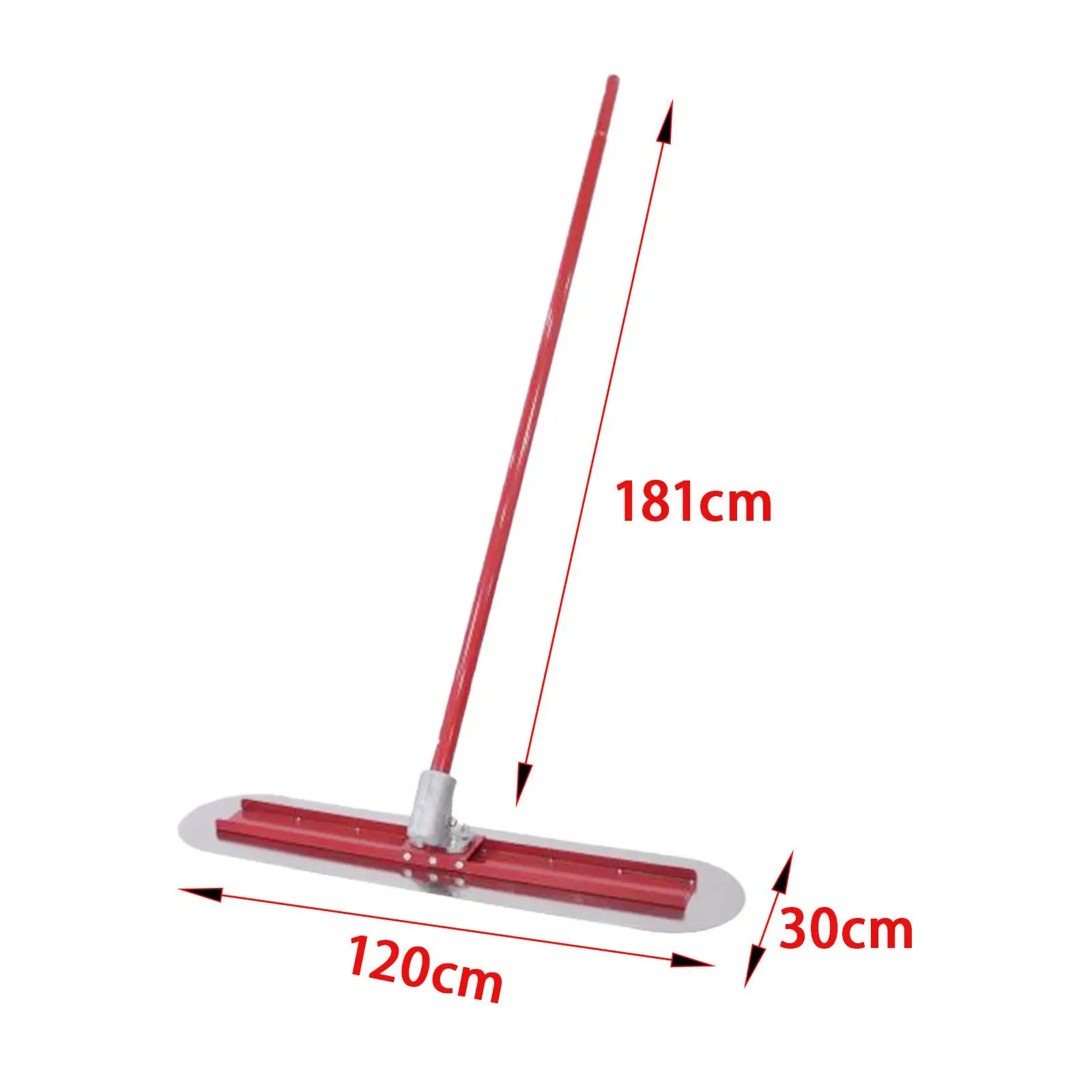 Concrete Bull Float Kit Portable Multipurpose Concrete Float Adjustable Bull Bracket Steel Trowel Board for Stucco Cement