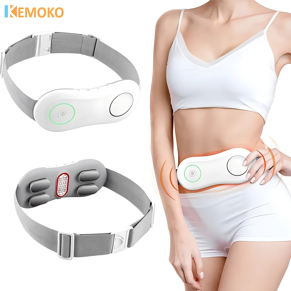 EMS Body Slimming Machine Light Therapy Weight Loss Crazy Fit Massage Fat Burning Fitness Belt Beauty Tool Relief Massage Belt