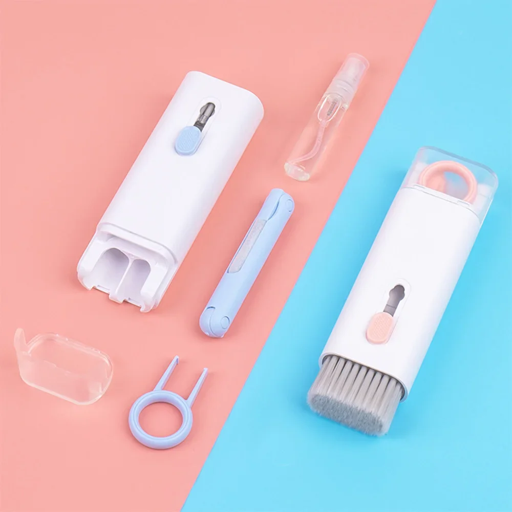 7-in-1 Keyboard Cleaning Kits Airpods Cleaner Headset Cleaner Pen Laptop Screen Cleaning Bluetooth Earphones Cleaning Kit 2