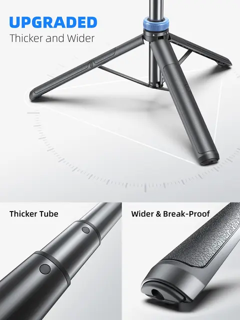 [Newest] Selfie Stick Tripod With Wireless Bluetooth Remote for GoPro Insta360 DJI Action Camera Smart Phone Tripod Stand 2