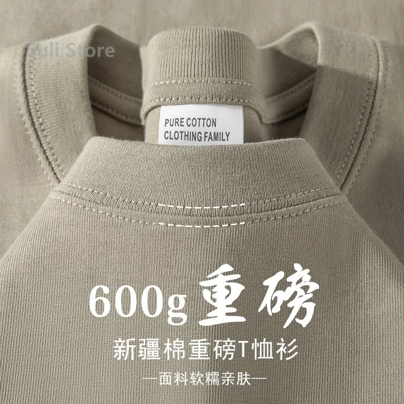ตัวเลือกสินค้า เสื้อยืดผ้าฝ้าย 600 กรัม ใส่สบาย ฤดูร้อน