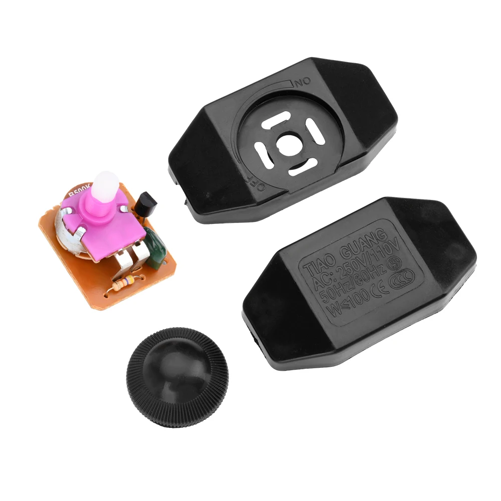 LED Dimmer Switch LED Dimmer Controller Lamp Dimmer Power Cords Dimmer Switch High Quality led dimmer switch Adjustable Controller Knob 220v Lamp Dimmer Cord Switch Plug In Table Floor Light Dimming On Off