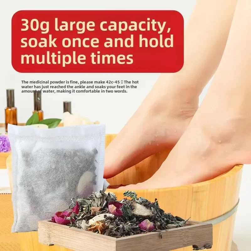 Foot Soaking Bag 10pcs/20pcs/30pcs/set Eighteen Flavors Foot Soaking Bag Bath Bag Soaking Medicine Foot Powder