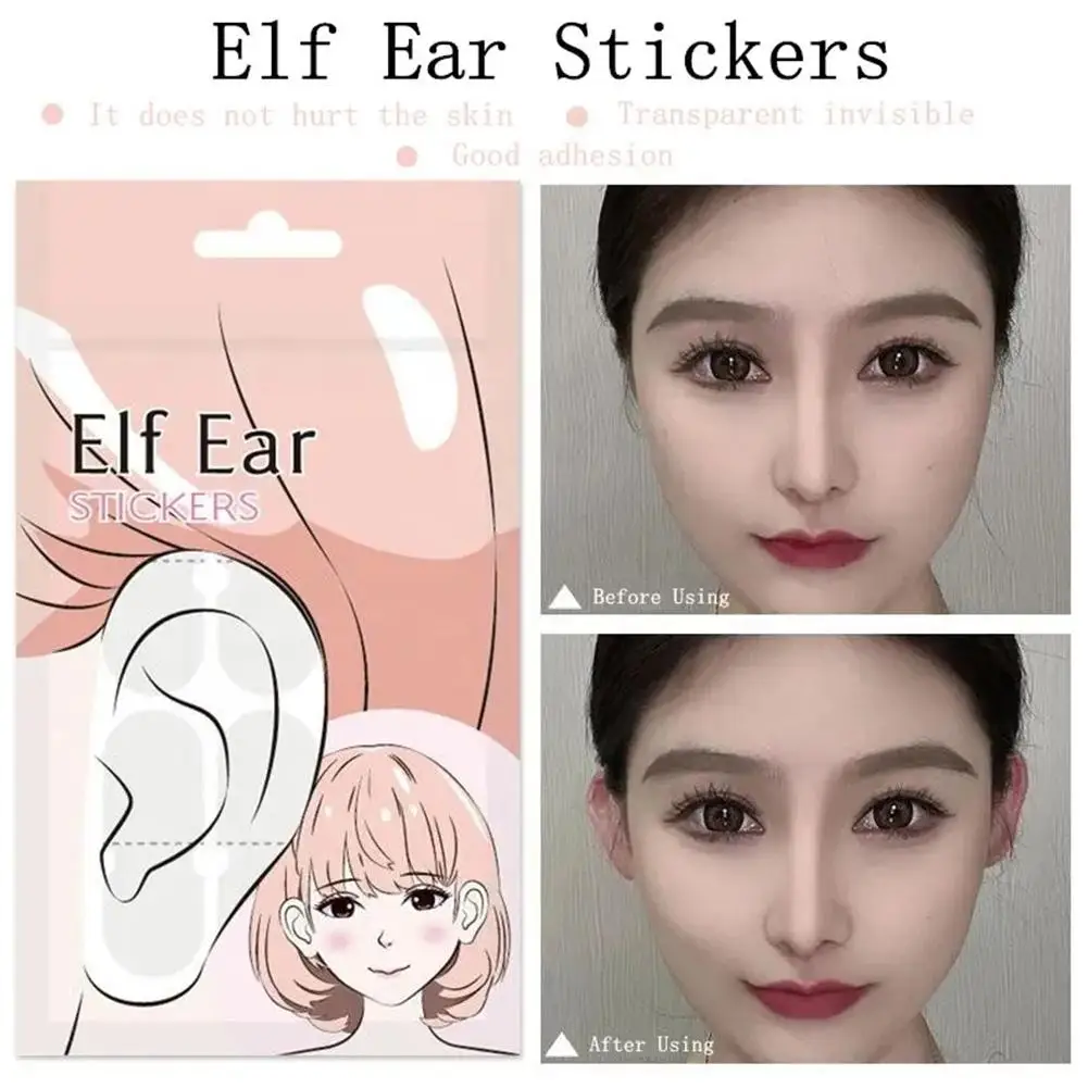 

Стикеры для ушей Elf, шпон для коррекции эффекта уха, вертикальная фотография, стереотипная наклейка для ушей, Волшебная подставка, V-образное лицо