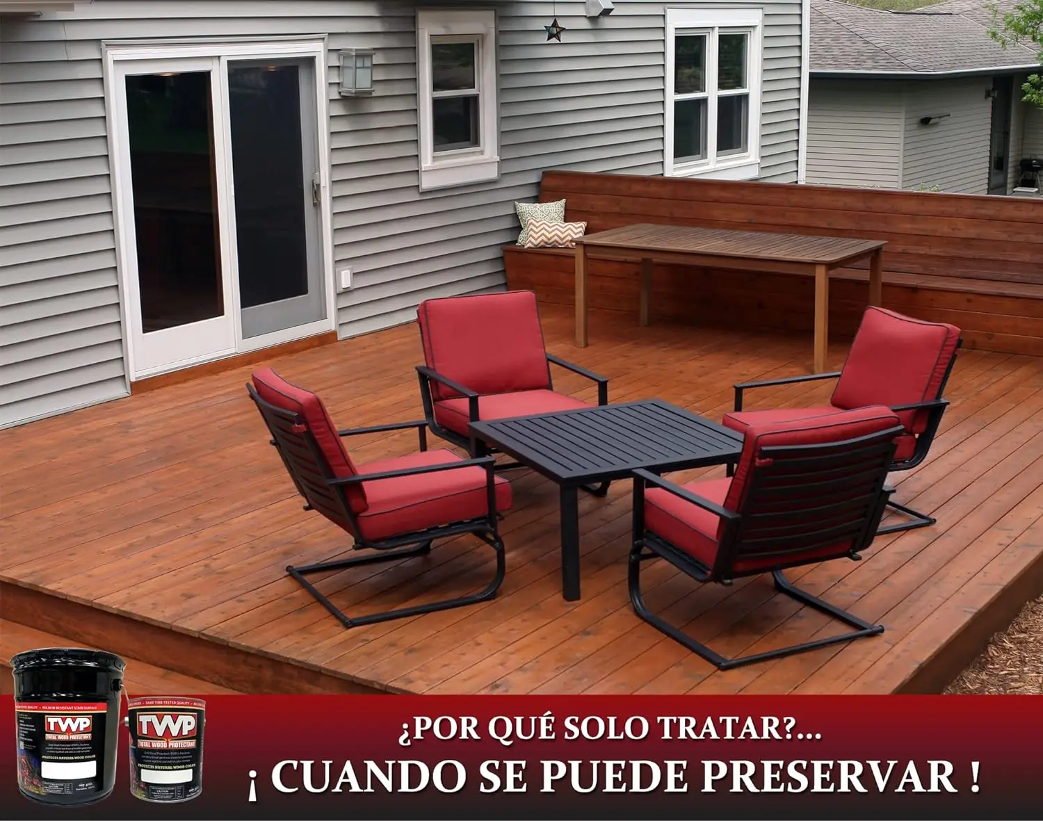 AMTECO TWP-103-1 TWP 103 1 Gallon Exterior Wood Dark Oak ExtetiorWood Stain, Color, 128 Fl Oz
