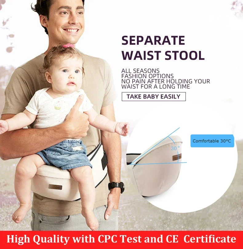Baby Hip Seat baby hip seat High Quality Baby Carrier Waist Stool Walkers Baby Sling Hold Waist Belt Backpack Hipseat Kids Infant Hip Seat with CPC/CE