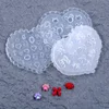 1pcs/Lot Japanese Soft Silicone Nail Peach Heart Bow Mold 3D Carved Cartoon Template Nails Accesories For Salon DIY 1