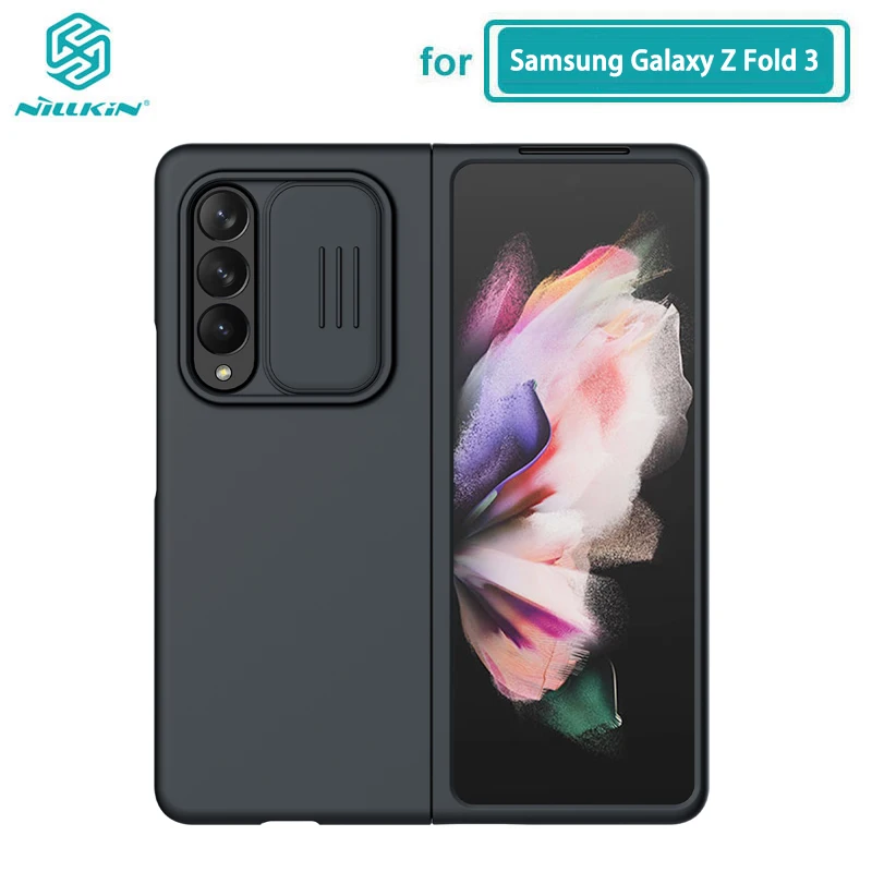 

Для samsung Z Fold 3 чехол NILLKIN жидкий гладкий силиконовый защитный чехол для камеры для samsung Galaxy Z Fold 3 W22 чехол