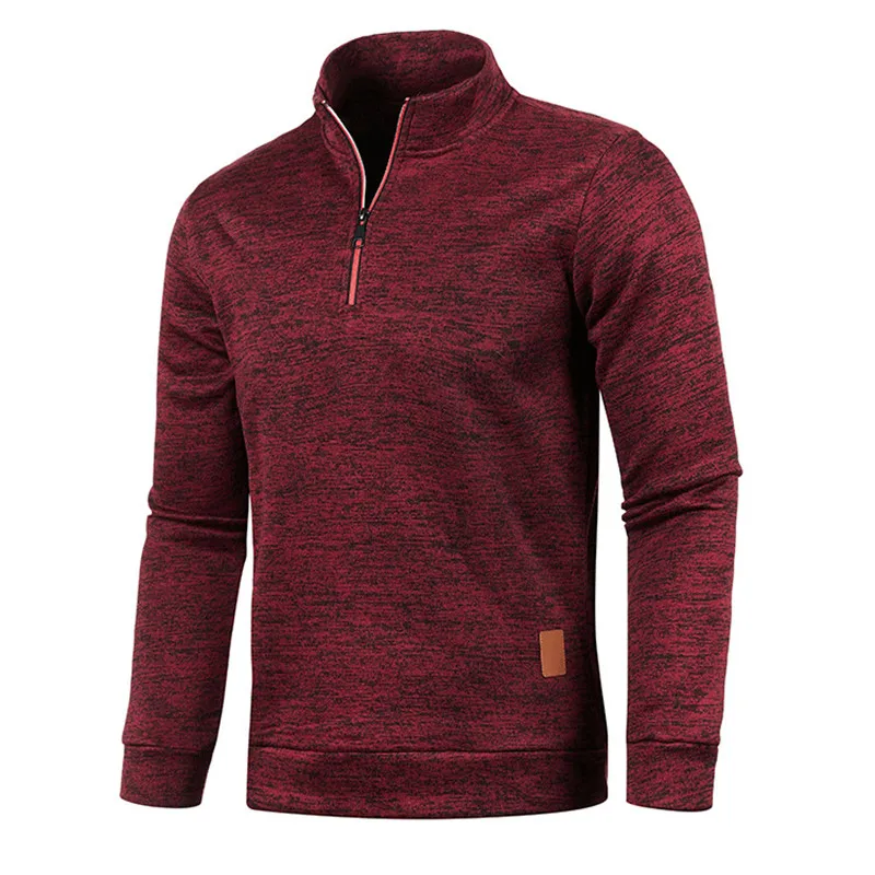 Winter Men's Fleece Thicker Sweater Coat Half Zipper Turtleneck Warm Pullover Quality Male Slim Knitted Wool Sweaters 4XL 3