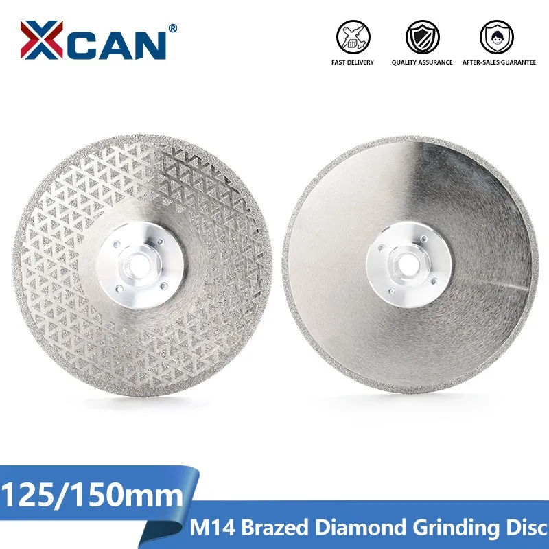 Xcan sägeblatt m14 100-150mm galvani siertes Diamant sägeblatt verzinkte Diamant schleif scheibe für Marmor granit keramik