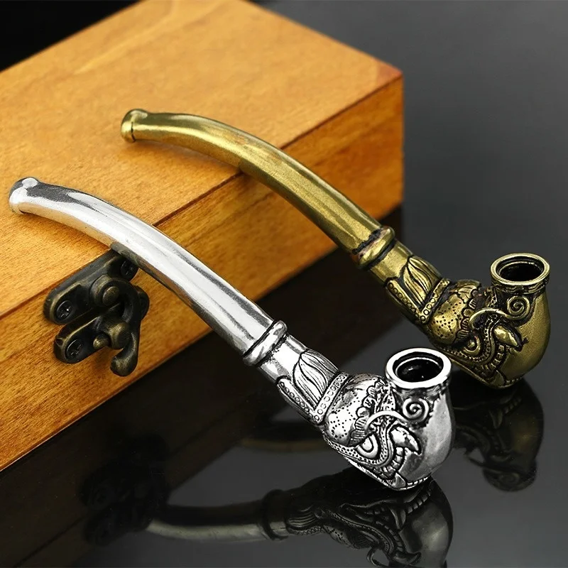 AntiqueBrassSmokingPipeBentTobaccoTubeHandmadeVintageCopperCigaretteContainerFilterHomeDeskDecorationsOrnaments-AliExpress15