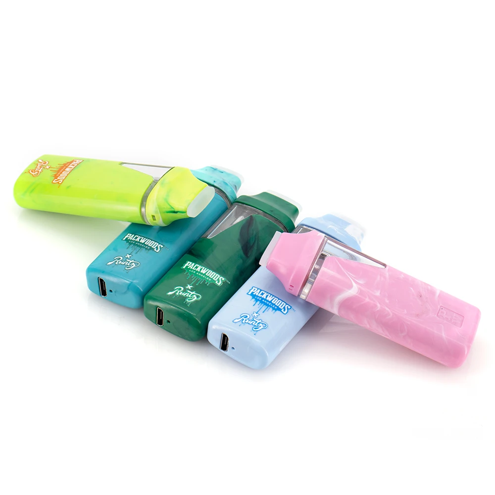Pack woods Runty x Vape Pen und Zigaretten leer dicke Öl wagen Gerät Pod Kits unten wiederauf lad bares USB-Ladegerät mit Box-Verpackung_S3527f275de1f4291b23805b60efb773c7