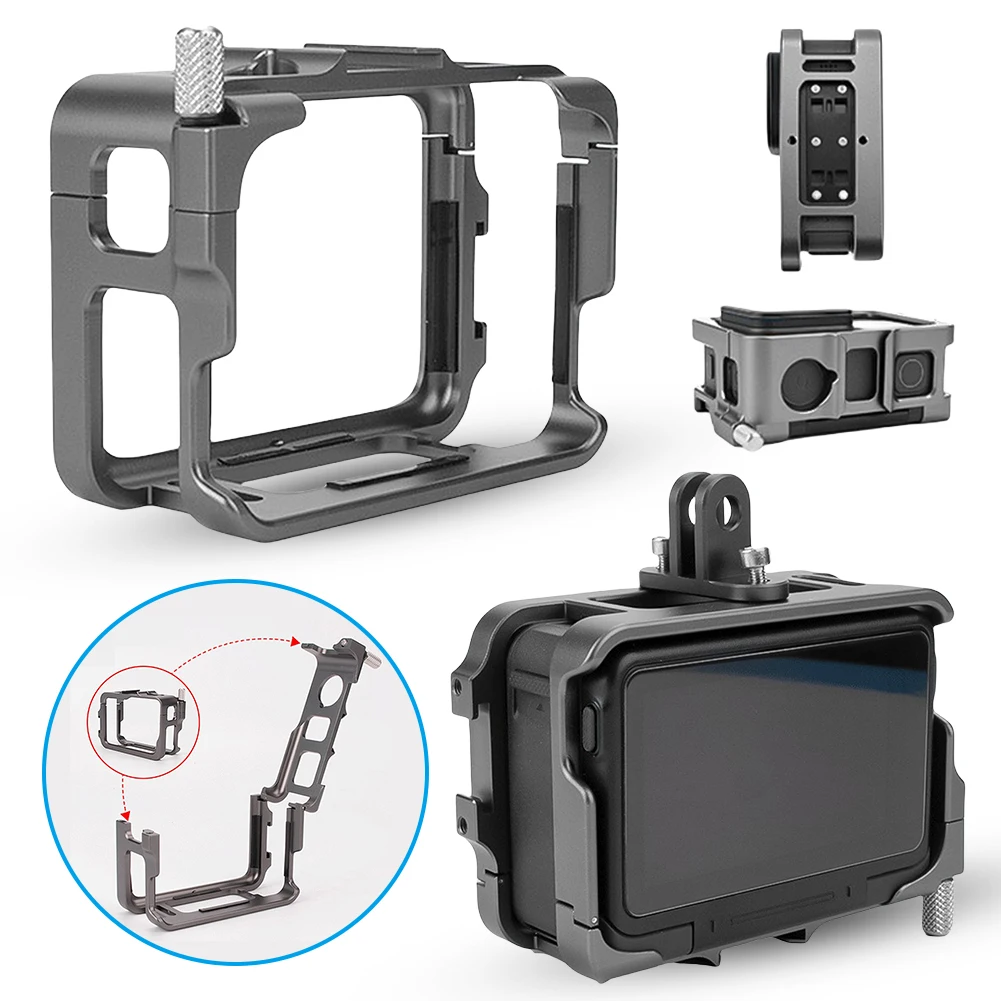 

Housing Case for Insta360 Ace/Ace Pro Aluminum Alloy Metal Expansion Frame Camera Protective Cage Case Action Camera Accessories