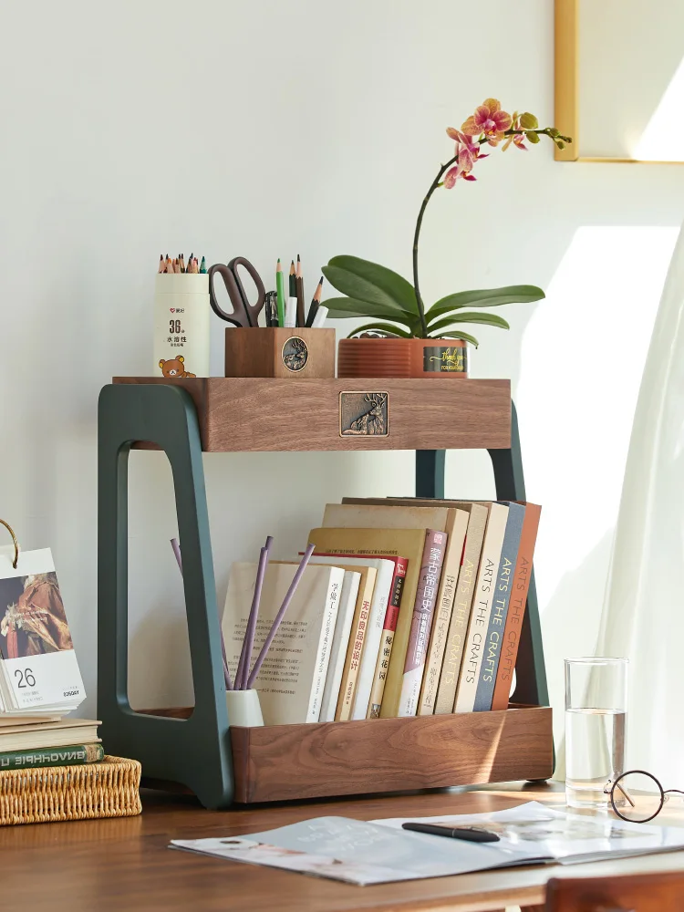 Desk-Solid-Wood-Storage-Rack-Desktop-Multi-layer-Bookshelf-Study ...