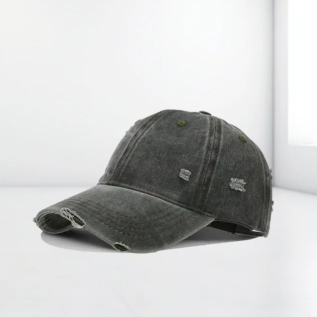 Retro Distressed Baseball Cap for Women Washed Cotton Trucker Hat Adjustable Baseball Hats Men Outdoor Sports Travel Hat 2