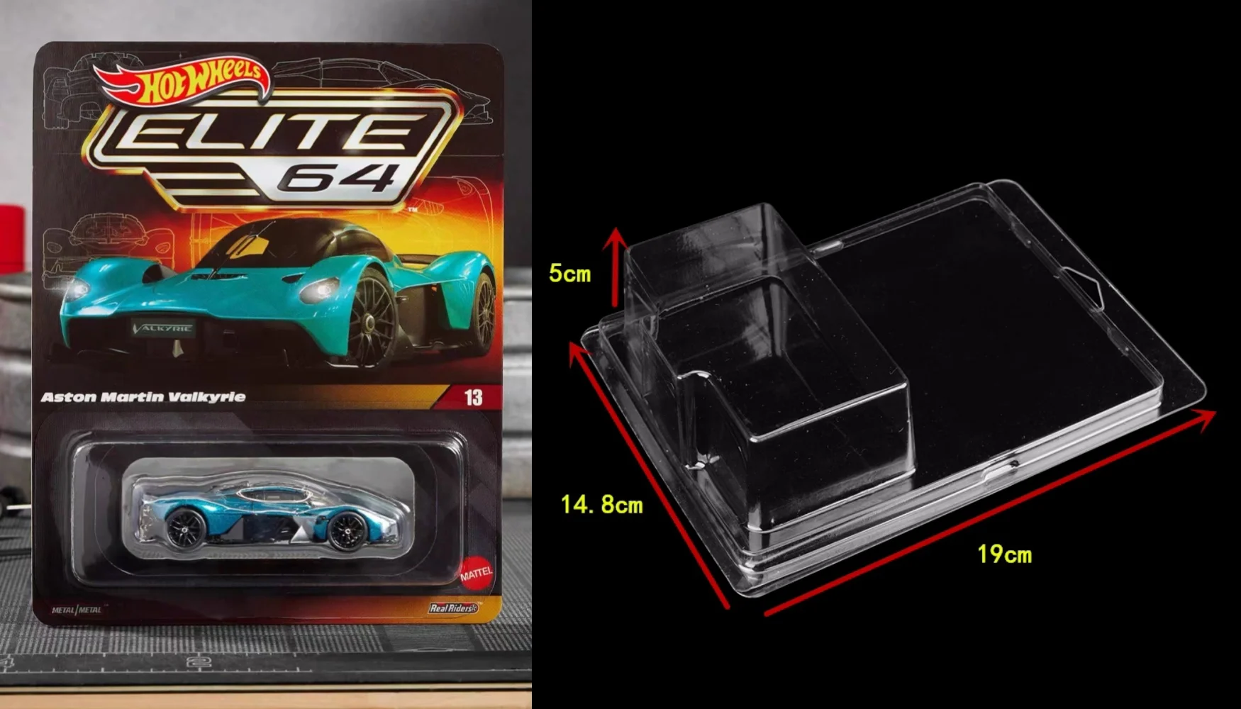New Hot Wheels 2025 Elite 64 Aston Martin Valkyrie Blue 1:64