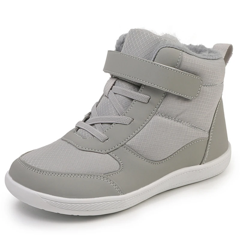 Girls Boys Wide Toe Barefoot Boots Shoes Minimalist Little Kids/Big Kids Waterproof Ankle Winter Snow Boots Winter Boot kids shoes