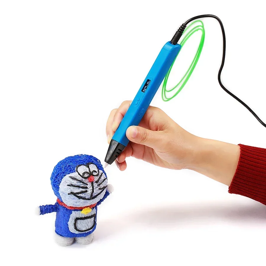 Hot Selling RP800A 3D Pen Scribble Pen Display 3D Printing with PLA Filament for Doodling Making Christmas Presents New