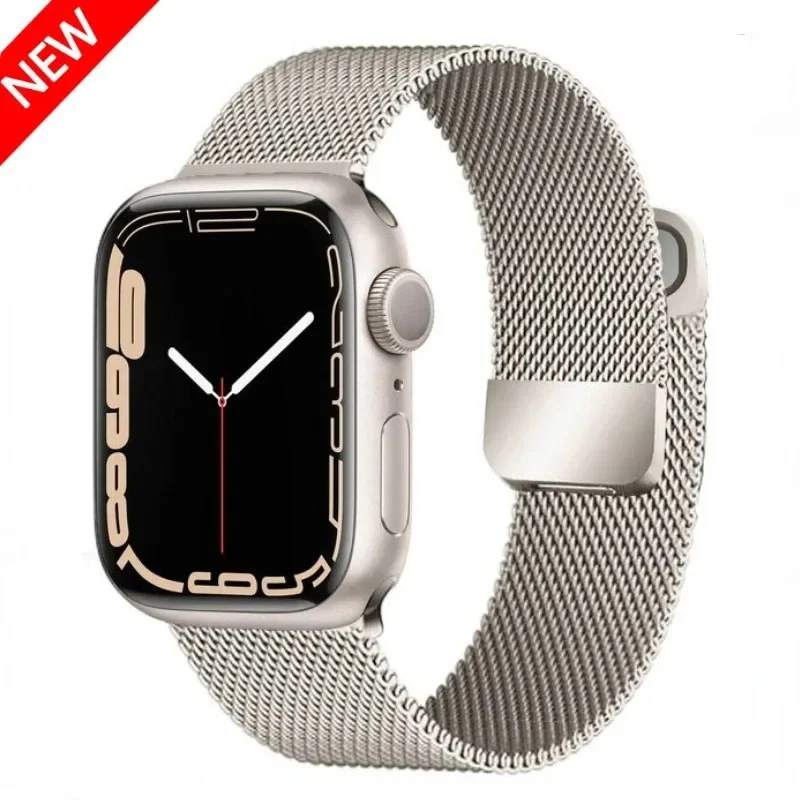 Milanese Loop Magnetic Metal Watch Strap - Elegant Design for Versatile Compatibility