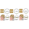 9Pcs/Set Leopard Glitter Jelly Bangles Bracelets for Women Set Waterproof Stack Silicone Plastic Leather Filled Jelly Bangles 2