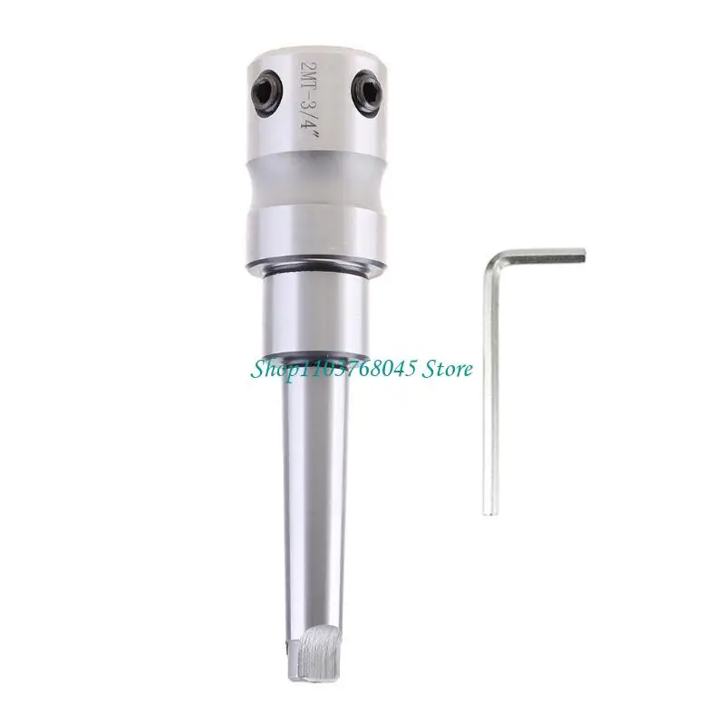Fauge Ringfräserhalter mit Morsekegel MT2 für 3/4 Zoll Weldon-Schaft Ringfräserverlängerung für Bohrmaschine