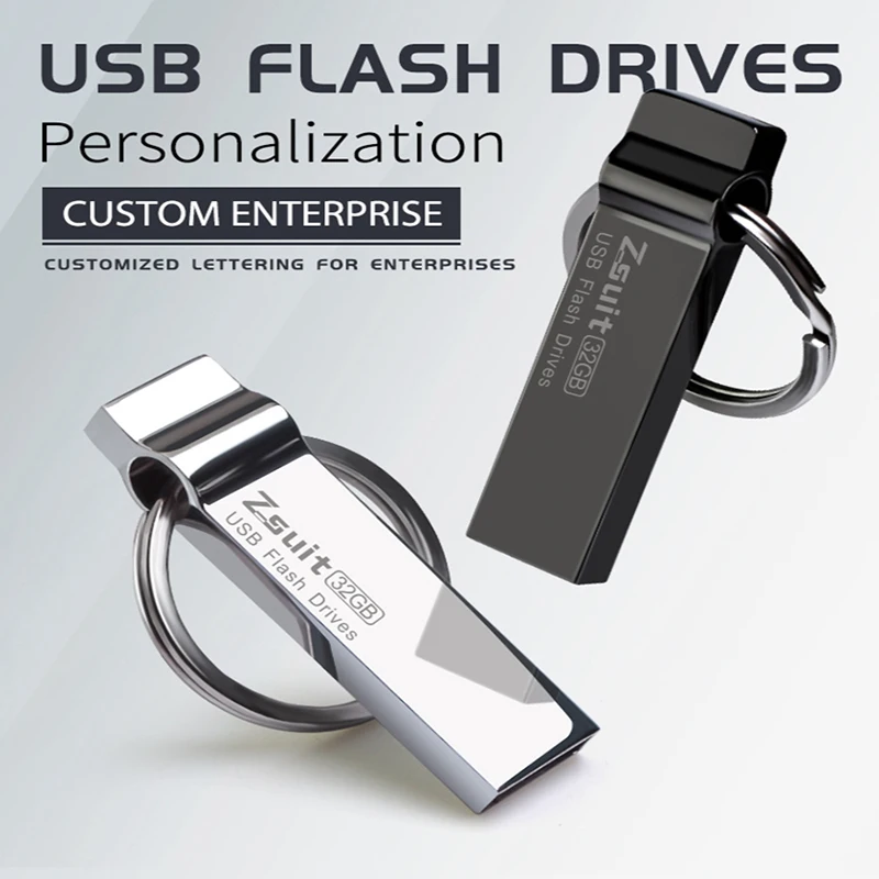 USB 플래시 드라이브 2.0, 4G 방수 펜드라이브 3.0, 64g 금속 메모리 스틱, 고속 128G 플래시 펜 드라이브, 무료 로고 U 디스크, 10PCs/로트