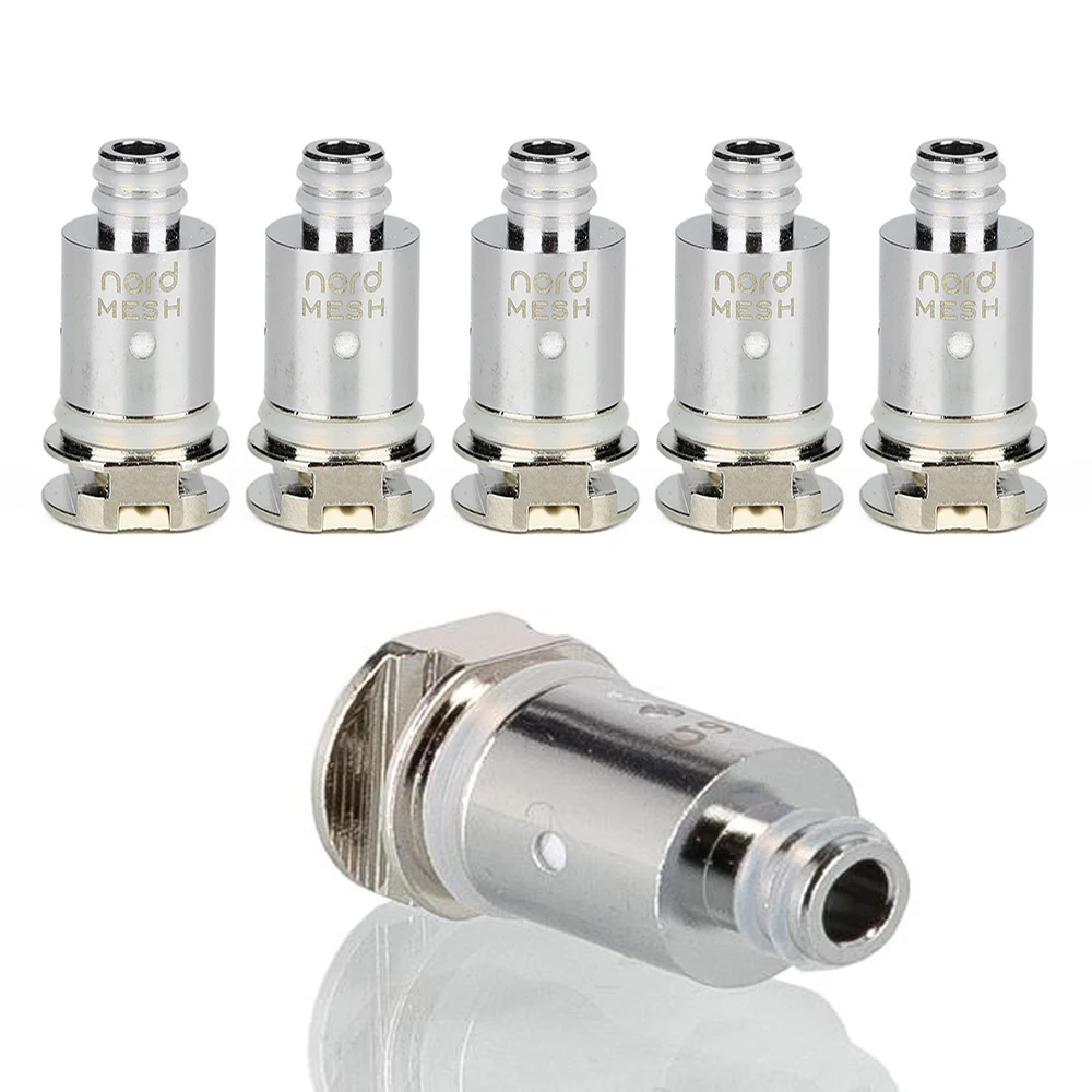 

OEM Nord Coil Mesh Coils 0.6ohm 1.4ohm Regular Cotton Wick Coils for Nord 2 Fetch RPM40 Systems