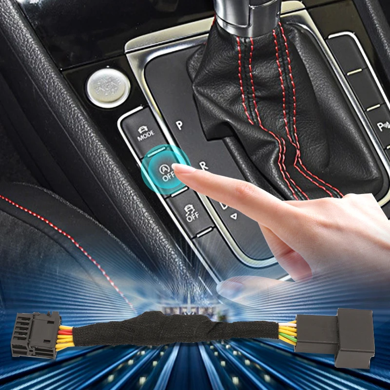 VW 골프 7 7.5 MK7 7.5 파사트 B8 용 자동 시동 및 정지 엔진 끄기 장치 제어 센서 플러그 정지 취소, VW 자동차 부품
