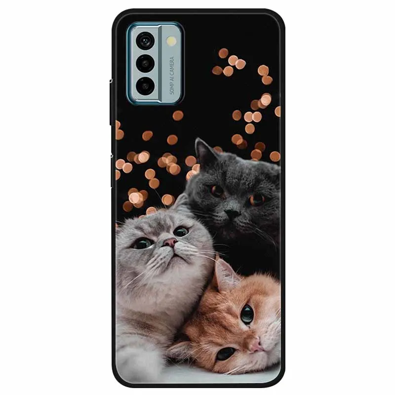 Cartoon Cats TPU Silicone Protective Phone Case - Soft, Durable, and Stylish Cover