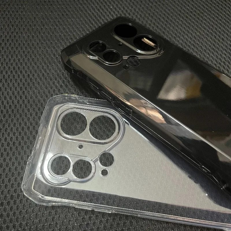 Blackview Oscal Pilot 6 케이스용 소프트 TPU 폰 케이스 BV Oscal Pilot6용 실리콘 백 커버 블랙 투명 소프트 쉘