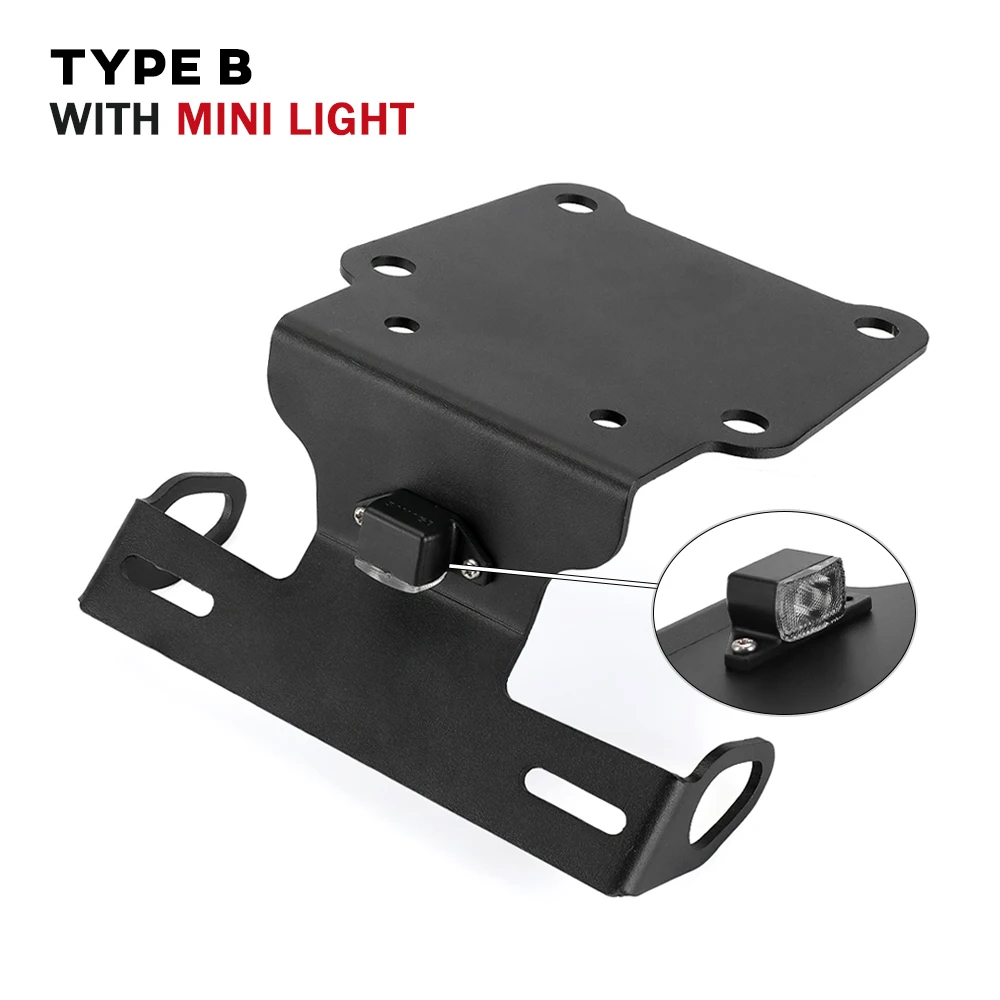 License Plate Holder For YAMAHA Tenere 700 World Raid XTZ700 RALLY