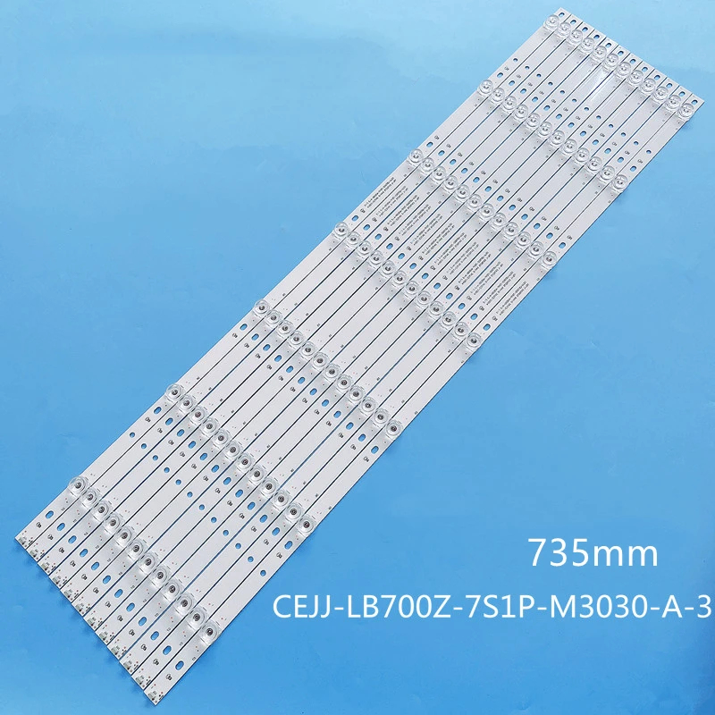 Striscia Led Per P Hilips 70 Puf6894/T3 70 Pus6504/12 70 Pus6724/12 70 Pus7555/12 70 Pus7855 Aoc 70 U2 Cejj-Lb700Z-7S1P-M3030-A-1