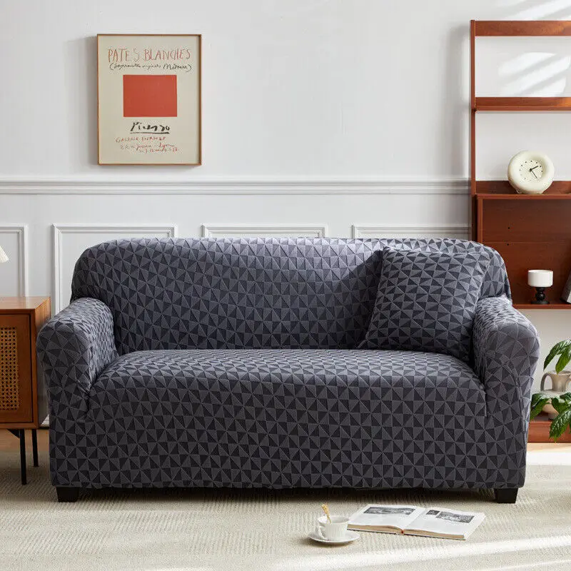 Jacquard Stretch Couch Cover Sofa Covers Dog Cat Pets Anti Lounge Slipcovers Thick Armchair Cover Protector Home Decor 6