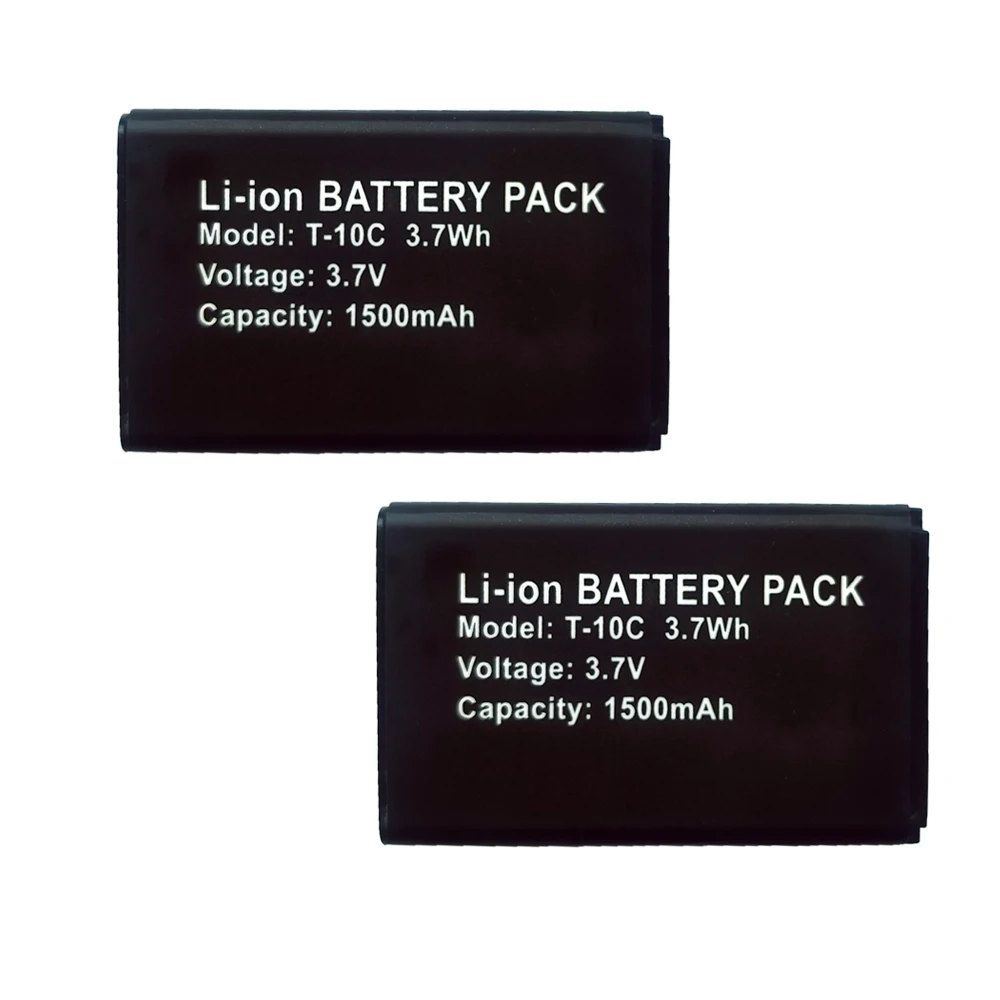 New BAOFENG T1 Mini Walkie Talkie Li-ion Battery T-10C DC3.7V 1500mAh 3.7Wh Extra Battery For BF-T1 Small Two Way Radios Parts 5