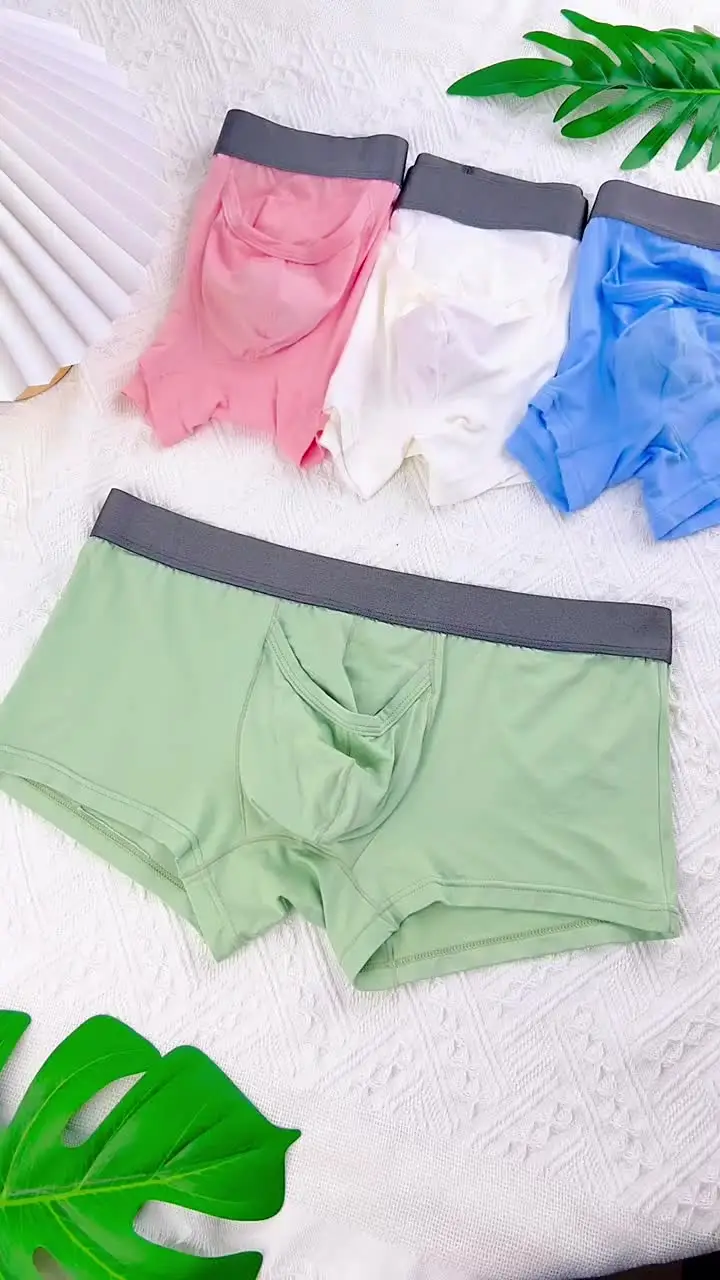 Celucke Boxer da uomo con elefanti, biancheria intima sexy da uomo
