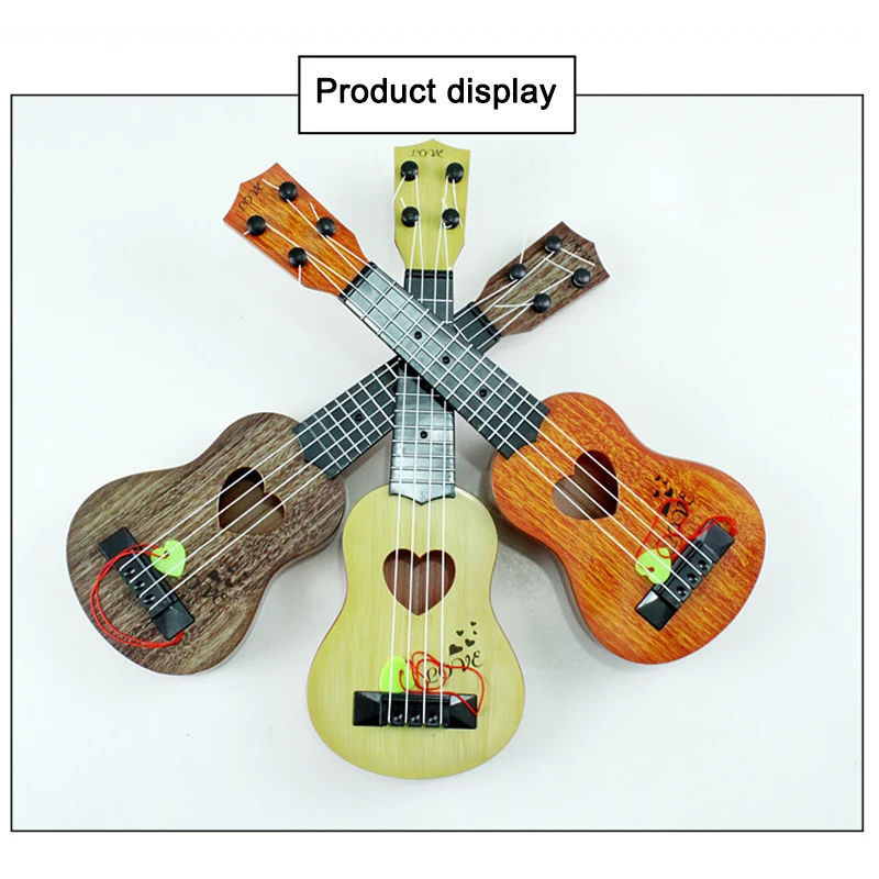 44cm Beginner Classical Ukulele Guitar Educational Musical Instrument Toy for Kids Early Education